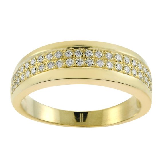 0.50 Carat Mens Diamond Wedding Ring - Picture 1 of 3